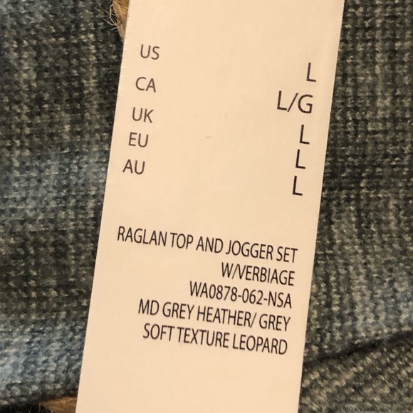 ๐ Rae Dunn Happy DO NOT DISTURB Raglan Top & Jogger Set PJs - Picture 11 of 12